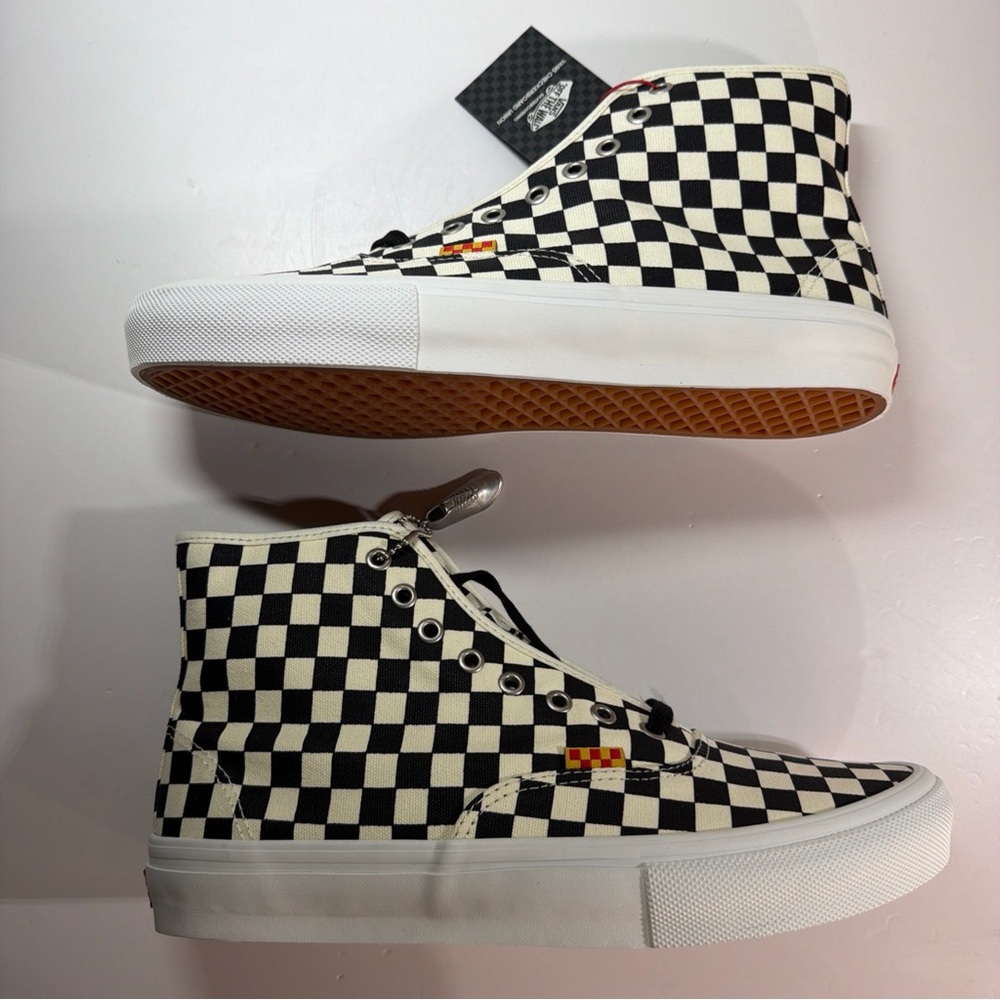 Vans Andrew Allen x Skate Authentic High Checkerboard Men’s Sz 10.5 New No Box